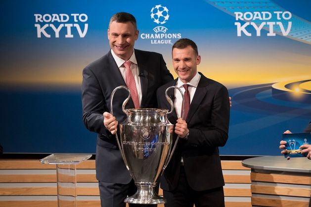 Кличко и Шевченко стали героями проморолика к финалу Лиги чемпионов