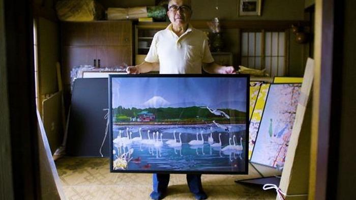 Японец в 80 лет рисует шедевры в Microsoft Excel (фото)