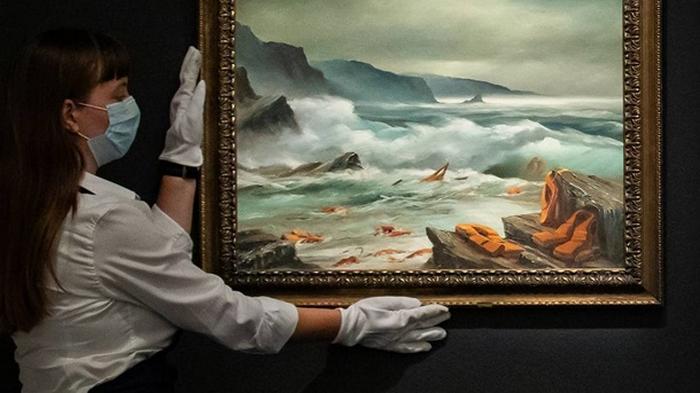 Триптих Бэнкси был продан на Sotheby's за 2,9 миллиона долларов