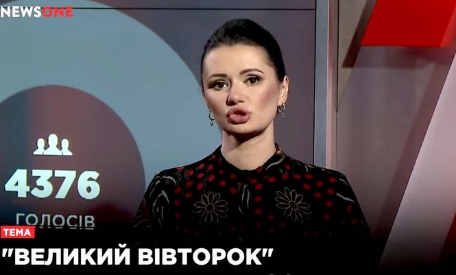В эфире NewsOne разгорелся скандал из-за отказа ведущей перейти на украинский язык