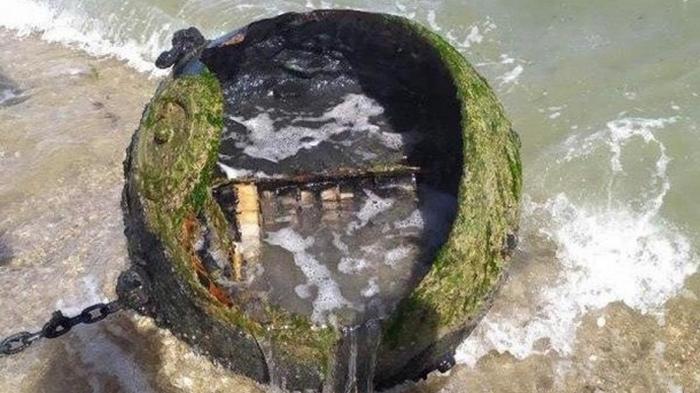 Под Одессой на пляже нашли морскую мину
