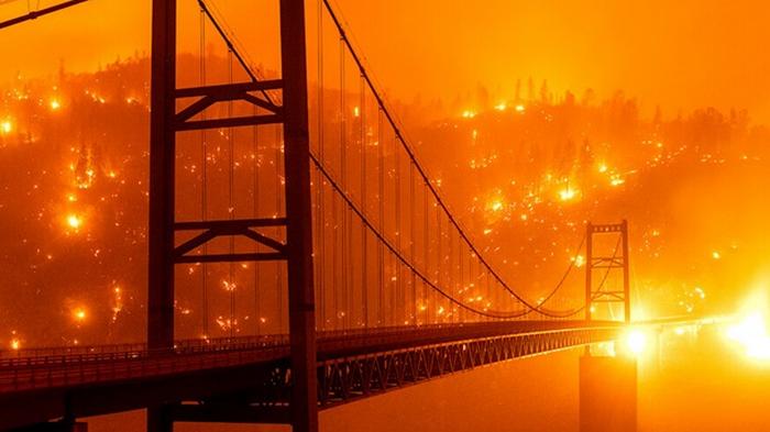 Из-за пожаров штат Орегон превратился в ад (фото)