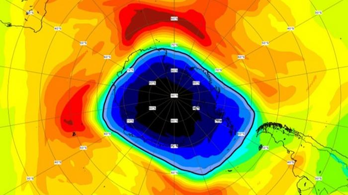 Озоновая дыра достигла критических размеров (фото)