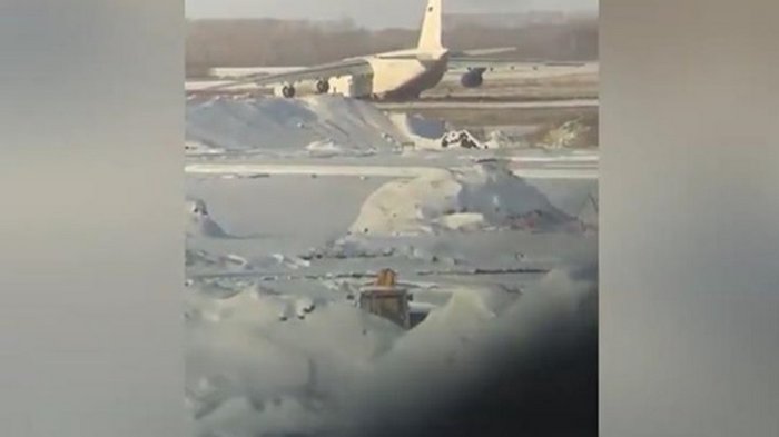 В России попал в аварию самолет Руслан (видео)