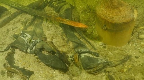 В Литве нашли останки средневекового воина в озере