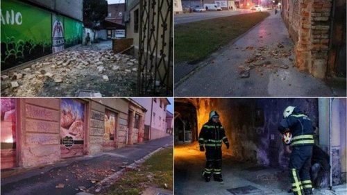 В Хорватии произошло сильное землетрясение (фото)