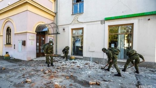 В Хорватии от землетрясения пострадало посольство Украины