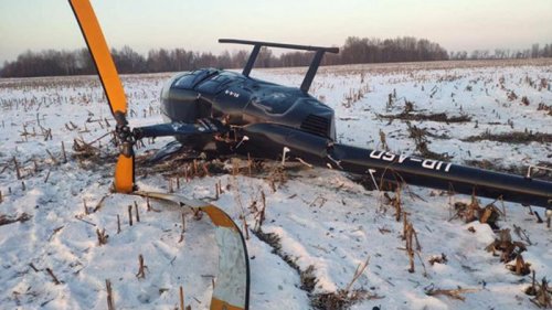 Под Киевом разбился вертолет (фото)