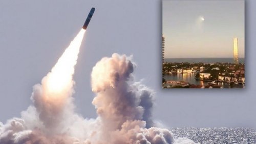 Ядерная ракета Trident пролетела над Флоридой (видео)