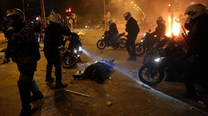 В Греции вспыхнули беспорядки (видео)