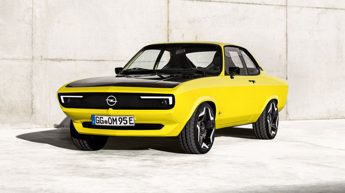 Opel переделал классическое купе Manta из 70-ых в спортивный электромобиль (видео)