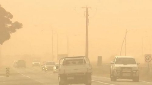 По Австралии пронеслись пыльные бури