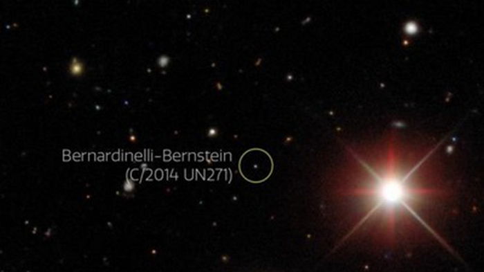 Астрономы нашли гигантскую комету на краю Солнечной системы