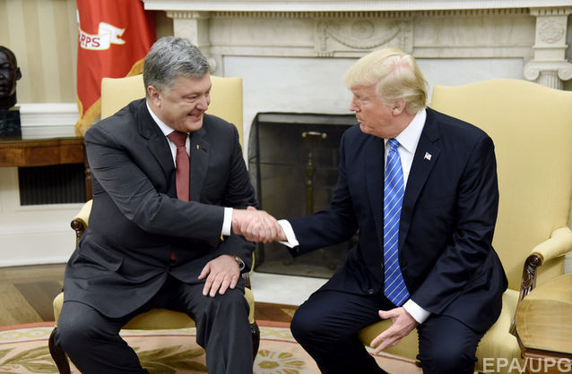 BBC: Украинская сторона заплатила $400 тысяч за организацию встречи Порошенко с Трампом