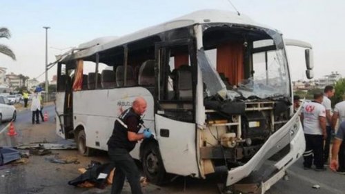 В Турции разбился автобус с российскими туристами