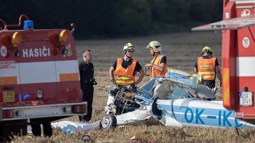 В Чехии упал спортивный самолет, есть жертвы