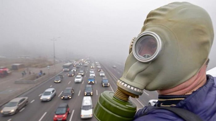 В воздухе Киева превышена концентрация диоксида азота и формальдегида