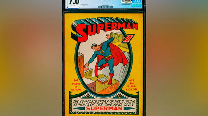 Комикс о Супермене продали на аукционе за $2,6 млн
