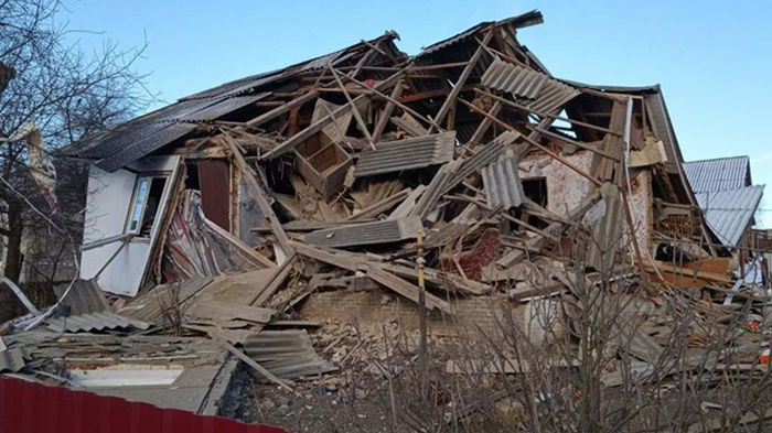На Львовщине взрыв разрушил жилой дом, пять пострадавших