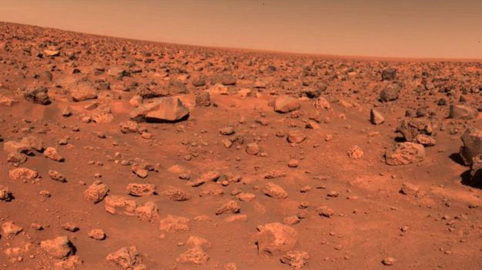 Опубликовано новое фото каньонов на Марсе
