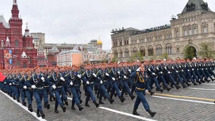 Россия начала подготовку к параду 9 мая
