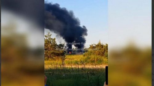 В приграничном городе России произошел пожар в воинской части