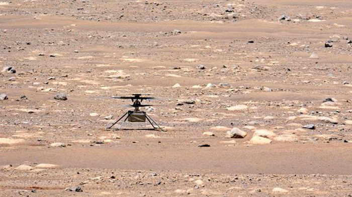 NASA остановило работу марсианского коптера Ingenuity из-за пыли в атмосфере