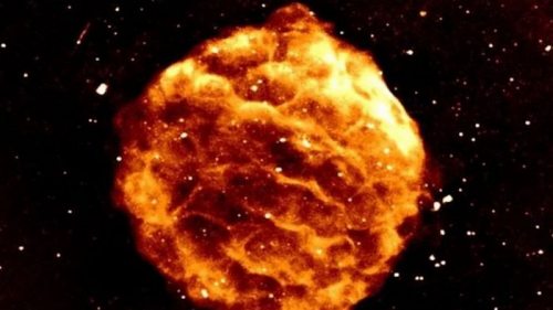 Ученые показали изображение остатка сверхновой звезды