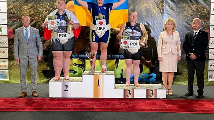Сборная Украины выиграла чемпионат Европы по сумо