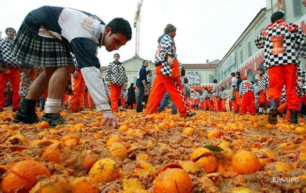 В Италии стартует «апельсиновое побоище»