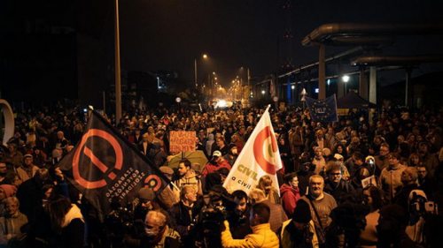 В Будапеште прошел митинг против политики Орбана