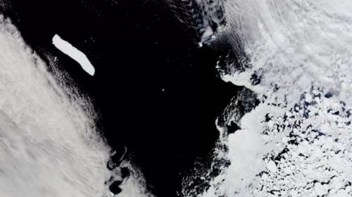 NASA показало фото обломка крупнейшего айсберга длиной 135 км – он скоро должен растаять