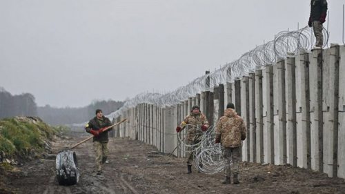 На границе Украины с Беларусью возводят стену — ОП