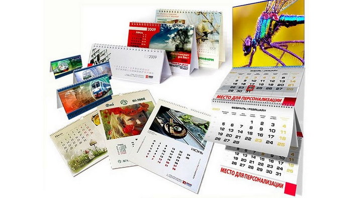 Преимущества печати календарей на заказ
