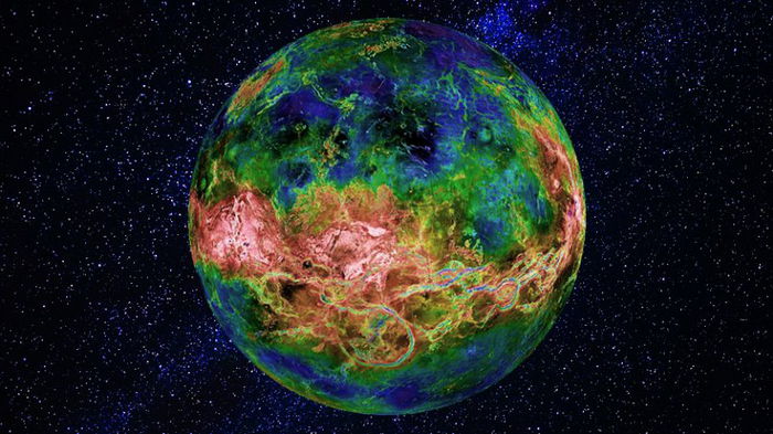 На Венере обнаружили 37 действующих вулканов