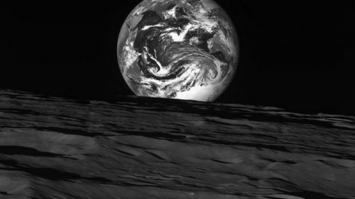 Южнокорейский зонд показал восход Земли над Луной