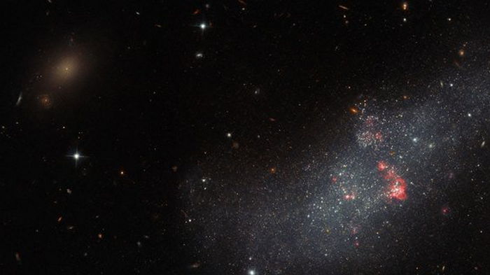 Космический телескоп Хаббл показал фото карликовой галактики за 26 млн световых лет