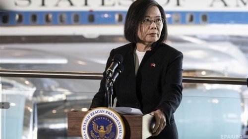 Президент Тайваня раскритиковала «безответственные» военные учения Китая