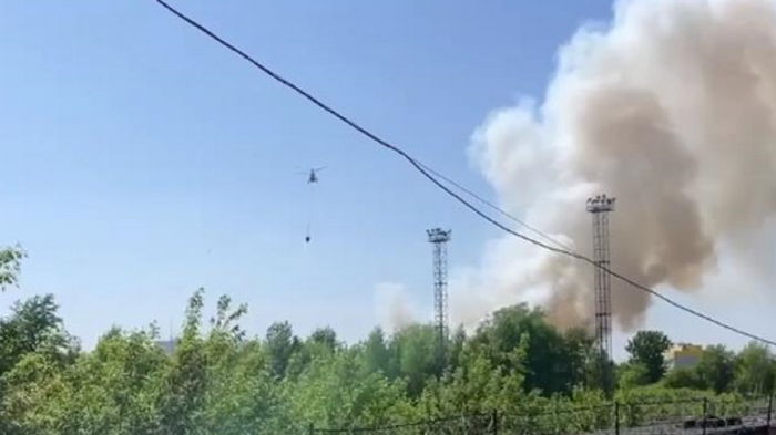 В Москве возник пожар в районе завода Москвич