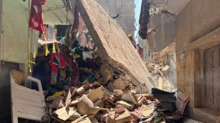 В Каире обрушился жилой дом, есть жертвы (фото)