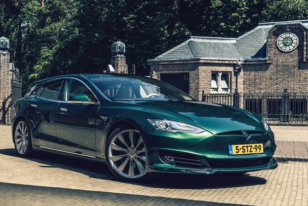 Голландцы создали универсал на базе Tesla Model S (видео)