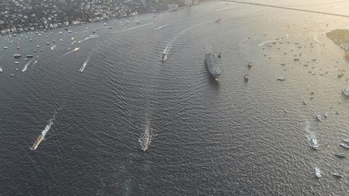 В Турции прошел самый большой в истории парад военных кораблей