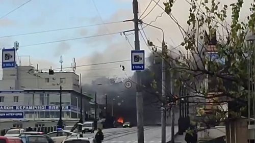 В Харькове произошел взрыв на АЗС