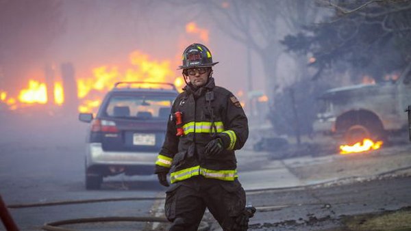 В американском штате Вирджиния взорвался жилой дом и вспыхнул пожар
