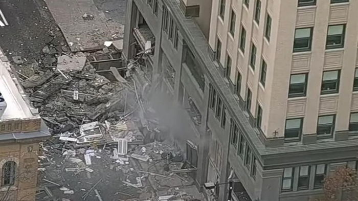 В США произошел мощный взрыв в отеле, десятки пострадавших