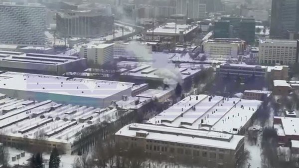 В Москве произошел пожар на заводе МиГ