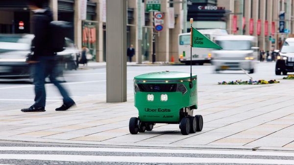 Uber Eats запустила доставку роботами в Японии