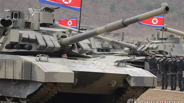 Северная Корея испытала новый танк