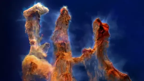 Благодаря 3D-ролику NASA можно совершить экскурсию по знаменитым «Столпам Творения» (видео)
