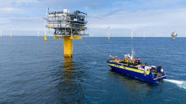 В Северном море запустили первую зарядную станцию ​​для судов